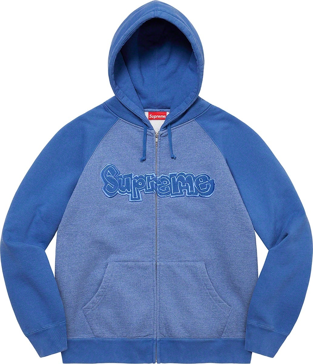 Gonz Appliqué Zip Up Hooded Sweatshirt view 3